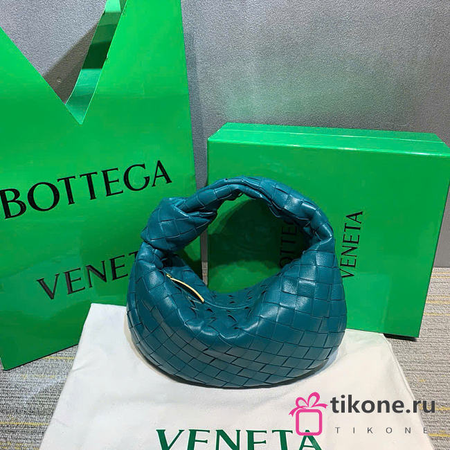 Bottega Veneta Mini Jodie Eletric Blue - 28x23x8cm  - 1