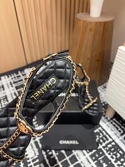 Chanel Sandals Black Leather 9cm - 5