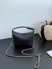 Chanel Hobo Caviar Leather Black - 21.5x19x6cm - 4