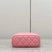 Chanel Hobo Caviar Leather Pink - 21.5x19x6cm - 4