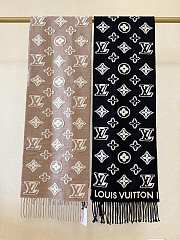 LV 3D Scarf Rouge Black M90816 Beige M94851 - 34x220cm - 1