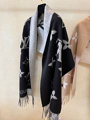 LV Reykjavik Scarf Black M71040 - 45x190cm - 3