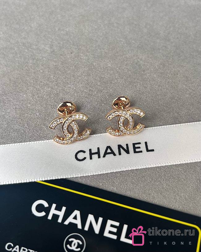 Chanel Earrings Gold 16173 - 1