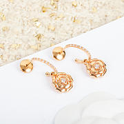 Chanel Earrings Camelia Gold 16178 - 1