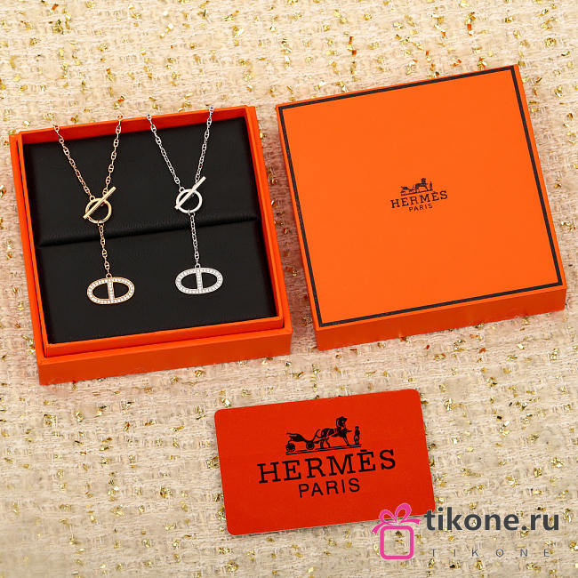 Hermes Chaine D'Ancre Verso Necklace - 1