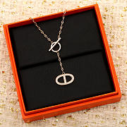 Hermes Chaine D'Ancre Verso Necklace - 5