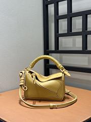 Loewe Mini Puzzle Bag In Mellow Calfskin Sahara - 17.5x12.5x7.5cm - 5