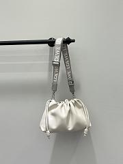 Loewe Medium Flamenco Purse In Mellow Nappa Lambskin White - 30x20x10.5cm - 6