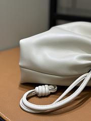 Loewe Medium Flamenco Purse In Mellow Nappa Lambskin White - 30x20x10.5cm - 4