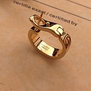 Cartier Love Hoop Earrings Classic Model Yellow Gold - 5