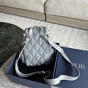 Mini Dior Hit The Road Backpack Dior CD Diamond  Gray - 17.5x18.5x9cm - 5