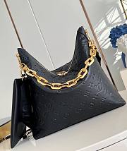 LV Coussin Hobo MM Black M12068 - 38x33x10cm - 2