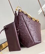 LV Coussin Hobo MM Chocolate M12072 - 38x33x10cm - 4