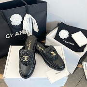 Chanel CC Flat Mule Black - 6