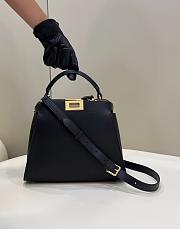 Fendi Peekaboo ISeeU Small Black Bag - 27×11×20cm - 1