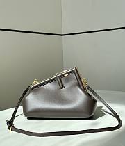 Fendi First Small Chocolate Leather - 26x18x9.5cm - 1