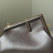 Fendi First Small Chocolate Leather - 26x18x9.5cm - 3