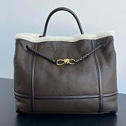 Bottega Veneta Large Andiamo Merinos Aviator Bag in Pondant - 25x22x10.5cm - 1