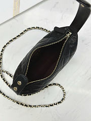 Chanel Hobo Caviar Leather Black - 21.5x19x6cm - 6