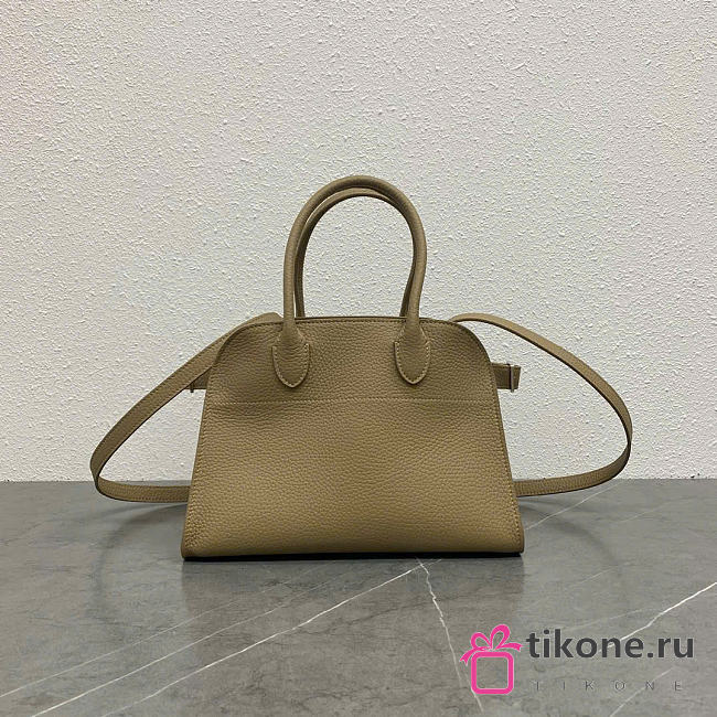 The Row Soft Margaux 10 Bag in Grained Milk Tea - 25.5x18x19cm - 1