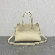 The Row Soft Margaux 10 Bag in Grained White - 25.5x18x19cm - 3