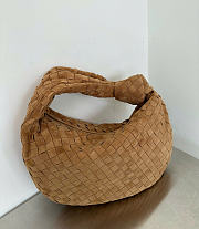 Bottega Veneta Small Jodie Suede Brown - 36x21x13cm - 4