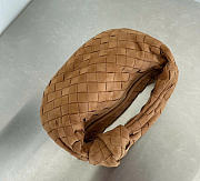 Bottega Veneta Mini Jodie Suede Brown - 28x23x8cm - 2