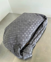 Bottega Veneta Small Jodie Suede Gray - 36x21x13cm - 4