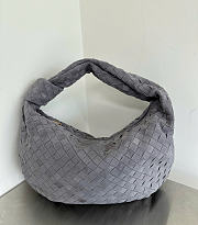 Bottega Veneta Small Jodie Suede Gray - 36x21x13cm - 3