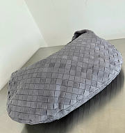 Bottega Veneta Small Jodie Suede Gray - 36x21x13cm - 2