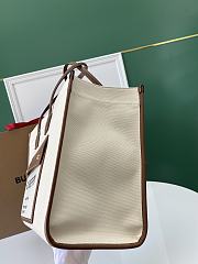 Buberry Medium Freya Tote Natural/ Tan - 40x16x30cm - 3