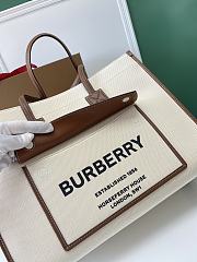 Buberry Medium Freya Tote Natural/ Tan - 40x16x30cm - 2