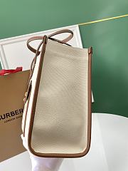 Buberry Small Freya Tote Natural/ Tan - 33x12.5x26cm - 2