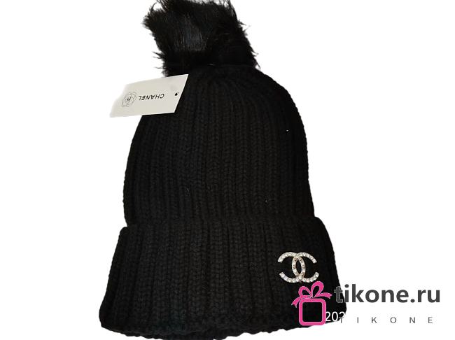 Gift Chanel Beanie Black 1 - 1