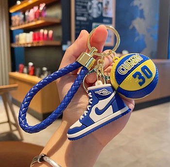 Gift LV Keychain Shoes Blue