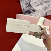 Dior 30 Montaigne Reversible Belt Pink and Latte Smooth Calfskin 35mm - 6