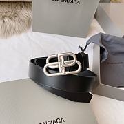 Balenciaga BB Large Belt In Black 35mm - 4