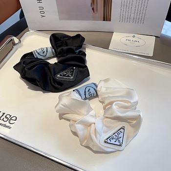 Prada Satin Hair Scrunchie 16371	