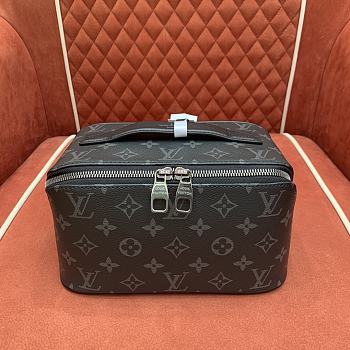 LV Toiletry Bag Monogram Eclipse Canvas M11508 - 24x13x13cm