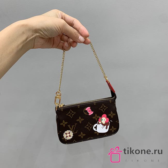 LV Mini Pochette Accessoires M12205 - 15.5x10.5x4cm - 1