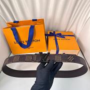 LV Dimension 40mm Reversible Belt Damier Ebony Canvas M8888U  - 3