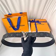 LV Dimension 40mm Reversible Belt Monogram Eclipse Canvas M8846U - 1