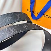 LV Dimension 40mm Reversible Belt Monogram Eclipse Canvas M8846U - 5