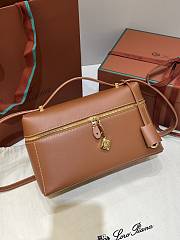 Loro Piana Extra Bag L27 Smooth Calfskin Warm Tan - 27x16x10cm - 6