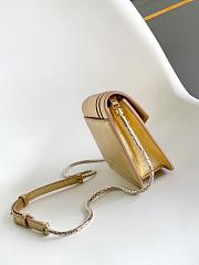 Blvgari Serpenti Forever Chain Pochette Calf Leather Light Gold - 20x11x3.5cm - 5