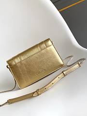 Blvgari Serpenti Forever Chain Pochette Calf Leather Light Gold - 20x11x3.5cm - 2