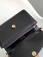 Blvgari Serpenti Forever Chain Wallet Calf Leather Black - 20x12x4.5cm - 3