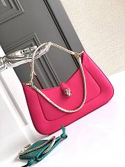 Blvgari Serpenti Baia Shoulder Bag Calf Leather Pink - 27.5x18x4.5cm - 1