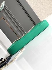 Blvgari Serpenti Baia Shoulder Bag Calf Leather Green - 27.5x18x4.5cm - 3