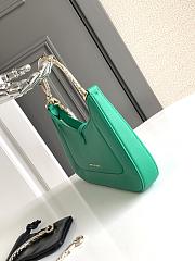 Blvgari Serpenti Baia Shoulder Bag Calf Leather Green - 27.5x18x4.5cm - 2